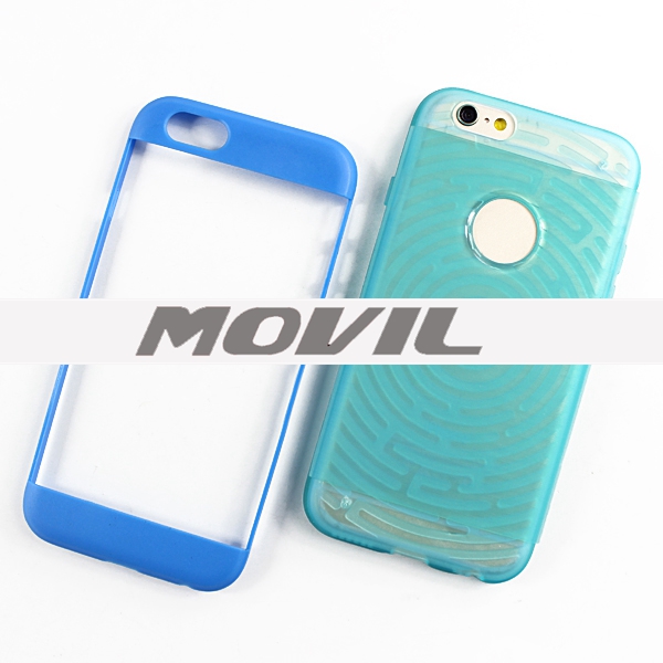 NP-2508 Frontera TPU   PC Funda para Apple iPhone 6-10